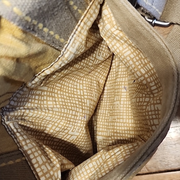 FOSSIL VINTAGE CANVAS MESSENGER BAG - Picture 13 of 16
